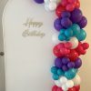 Balloon Chiara Board by Boom Balloon Los Angeles, a 6.6-foot customizable event backdrop with balloons and personalized signage