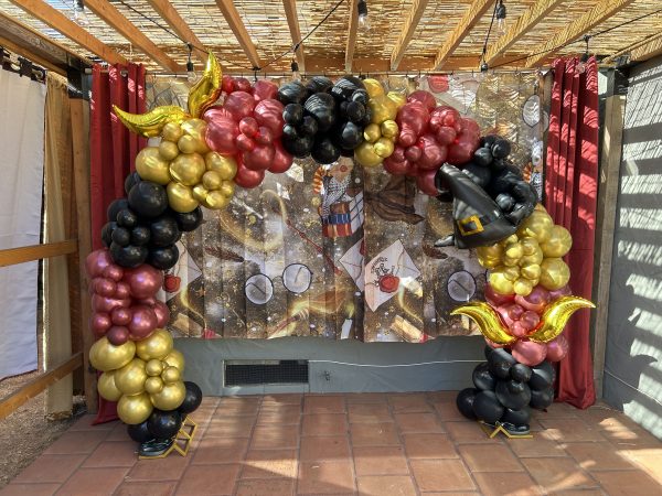 Open Circle Balloon Arch by Boom Balloon Los Angeles, customizable event decor